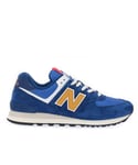 New Balance Mens 574v2 Trainers in Navy Suede - Size UK 3.5
