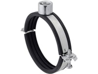 Fischer 500709, Rörhållare, Sort, Stål, 108 - 114 Mm, 10,2 Cm (4"), Epdm, Styren-Butadien (Sbr), Zink Stål, 1,5 Kn