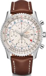 Breitling Watch Navitimer Chronograph GMT 46 Leather Tang Type