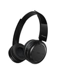 Panasonic RP-BTD5E-K Digital Wireless Headphones with Bluetooth, Stereo Over Ear Foldable Design with Microphone - Black