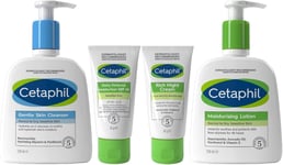 Cetaphil Ultimate Sensitive Skin Face & Body Skincare Set, Gentle Skin Cleanser 