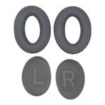 JZF-236 Bose QC25 etc. Ear Cushions 1 Pair Replacement - Dark Grey