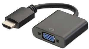 Adaptateur HDMI Vers VGA Avec Sortie Audio 3.5mm - Convertisseur Numérique/analogique - Résolution Jusqu'à 1080p - Plug & Play - Pour Moniteur, Projecteur, PC Portable