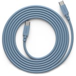 Cable 1 Ladekabel USB-C / USB-C 2 m, Haiblå, Shark Blue