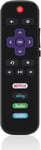 Replacement Remote Control Compatible with TCL, Hisense & Sharp Smart LED TVs