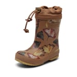 bisgaard Thermo Rain Boot, Camel Flowers, 4 UK