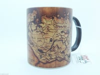 Mugtime (TM) - Skyrim Map - Elder Scrolls Coffee Tea Magic Mug Cup - Coffee Tea - Heat Sensitive - Ceramic 330ml