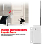 433MHZ Wireless Door Window Entry Magnetic Sensor Alarm Anti Theft Home GG RE
