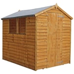 Mercia Wooden Overlap Apex Garden Shed - 7 x 5ft