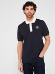 Lacoste Heritage Badge Polo Shirt - Navy, Navy, Size S, Men