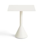 Palissade Cone bord gräddvit 65x65 cm