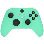 eXtremeRate Mint Green Replacement Front Housing Shell for Xbox Series X Controller, Soft Touch Custom Cover Faceplate for Xbox Series S Controller - Controller NOT Included