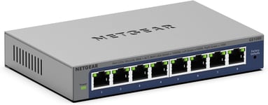 (Gs108Ev4¿Switch Ethernet 8 Ports Rj45 Métal Gigabit(10/100/1000),Manageable Serie Plus Bureau Ou Rackable,Métal,Silencieux ,Protection Prosafe,Garantie À Vie Parfait Pour Les Pme Et Tpe
