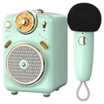 2X( Fairy-OK Portable Bluetooth Speaker with Microphone Karaoke Function w