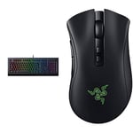Razer Cynosa V2 - Membrane Gaming Keyboard & DeathAdder V2 - Wired USB Gaming Mouse with Optical Mouse Switches, Focus+ 20K Optical Sensor, 8 Programmable Buttons and Best-in-class Ergonomics, Black