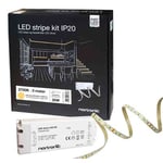 Ledstriper Nortronic Kit 24V 10m IP20