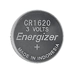 Lithium knappcellsbatteri CR1620 | 3 V DC | 81 mAh | 1-Blister | Silver