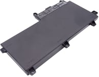 Kompatibelt med Hp ProBook 650 G2 (W6E05AW), 11,4V, 3400mAh