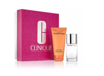 Clinique Have a Little Happy Gift Set - Perfume Spray 30ml, Body Cream 75ml NEW