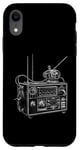 iPhone XR Vintage CB Radio Sketch Case