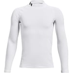 Under Armour Boys' UA CG Armour Mock LS, Ultra-Warm Thermal Long Sleeve Base Layer Top in a Polo Neck Style, Stretchy Winter Running Top with Anti-Odour Technology