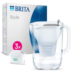 BRITA Style Water Filter Jug Blue (2.4L) Starter Pack incl. 3x MAXTRA PRO All-i