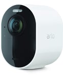 Arlo Ultra2 Wireless Outdoor 4K CCTV Camera System, 6-Month Battery, Colour Night Vision, Weather Resistant, Integrated Spotlight, 2-Way Audio, Camera Only, 90-Day Free Trial of Arlo Secure, White