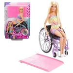 Mattel Barbie Fashionista colourful romper with wheelchair