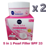 Nivea Pearl Whitening Day Face Cream SPF33 Repair 5 in1 Reduce Dark Spots x 2