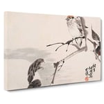 Birds by Ren Yi Canvas Print for Living Room Bedroom Home Office Décor, Wall Art Picture Ready to Hang, 30 x 20 Inch (76 x 50 cm)