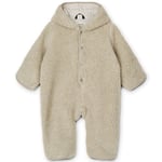 Liewood Fraser Baby Fleeceoverall Mist | Beige | 92 cm