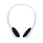 Vbestlife Foldable Wired Over-Ear Headphones,Stereo Children Music Headphone with Microphone,Supporting for Skype Calls,For TV Cell phone Laptop PC(White)