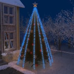vidaXL Julgransbelysning 500 cm med lysdioder blå inne/ute 328898