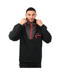 Berghaus Mens Wind Shirt 90 Zip Jacket in Black Grey - Size Small
