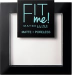 Maybelline Fit Me Matte and Poreless Powder, Translucent, 9 G (Pack of 1)