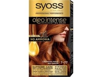 Syoss SYOSS_Oleo Intense permanentti hiusväri öljyillä 7-77 Red Copper (punainen kupari)