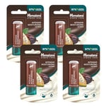 Himalaya Intensive Moisturizing Cocoa Butter Lip Balm |Rich Cocoa Butter Repairs Dry and Chapped Lips Enriched with Vitamin E Hydrates, Nourishes and Improves Lips Elasticity - 4.5g (Pack of 4)