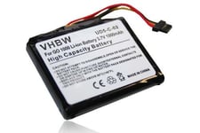 vhbw batterie compatible avec TomTom Go Live 1015, 2050, 2050 World, 2405, 2405M, 2405T, Pro 7150 Truck système de navigation GPS (1000mAh, Li-Ion)