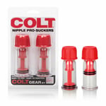 Colt Nipple Pro Suckers | Incredible Suction Breast Nipple Enlarger Play | Red