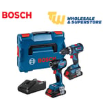Bosch GSB18V-60C/GDR18V-210C 18V BRUSHLESS Combi Drill and Impact Driver Kit