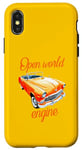Coque pour iPhone X/XS Voiture convertible rétro estivale Open World Engine Gaming