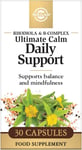 Solgar Ultimate Calm Daily Support - Pack of 30 - with B-Complex and Rhodiola Ex