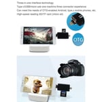 Type C Micro USB & USB2 SD TF Card Reader 3 in 1 OTG Adapter For Samsung iPhone