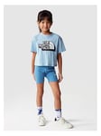 THE NORTH FACE Kids' Girls' Summer Set - Blue, Blue, Size 6 Years