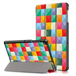 Coque Étui Samsung Galaxy Tab S5e SM-T720 SM-T725, étui Pliant pour Tablette Samsung Galaxy Tab S5e SM-T720 SM-T725, étui magnétique Anti-Rayures, étui avec Fonction Crayon (Cube)