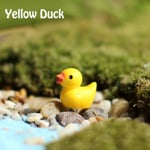 10pcs Mini Animal Miniature Figurine Plant Pots Fairy Yellow Duck