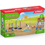 Schleich Farm World Agility at The Horse Stable Playset