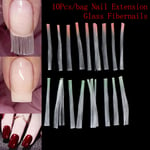 10pcs Nails Nail Extension Acrylic Tips False Silk Pink