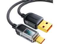 Joyroom USB - USB C 66W kabel för snabbladdning och dataöverföring 1,2 m svart (S-AC066A4)