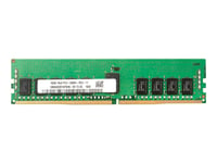 HP - DDR4 - module - 16 Go - DIMM 288 broches - 2666 MHz / PC4-21300 - 1.2 V - mémoire sans tampon - non ECC - pour Workstation Z2 G4 (non-ECC), Z4 G4 (non-ECC)